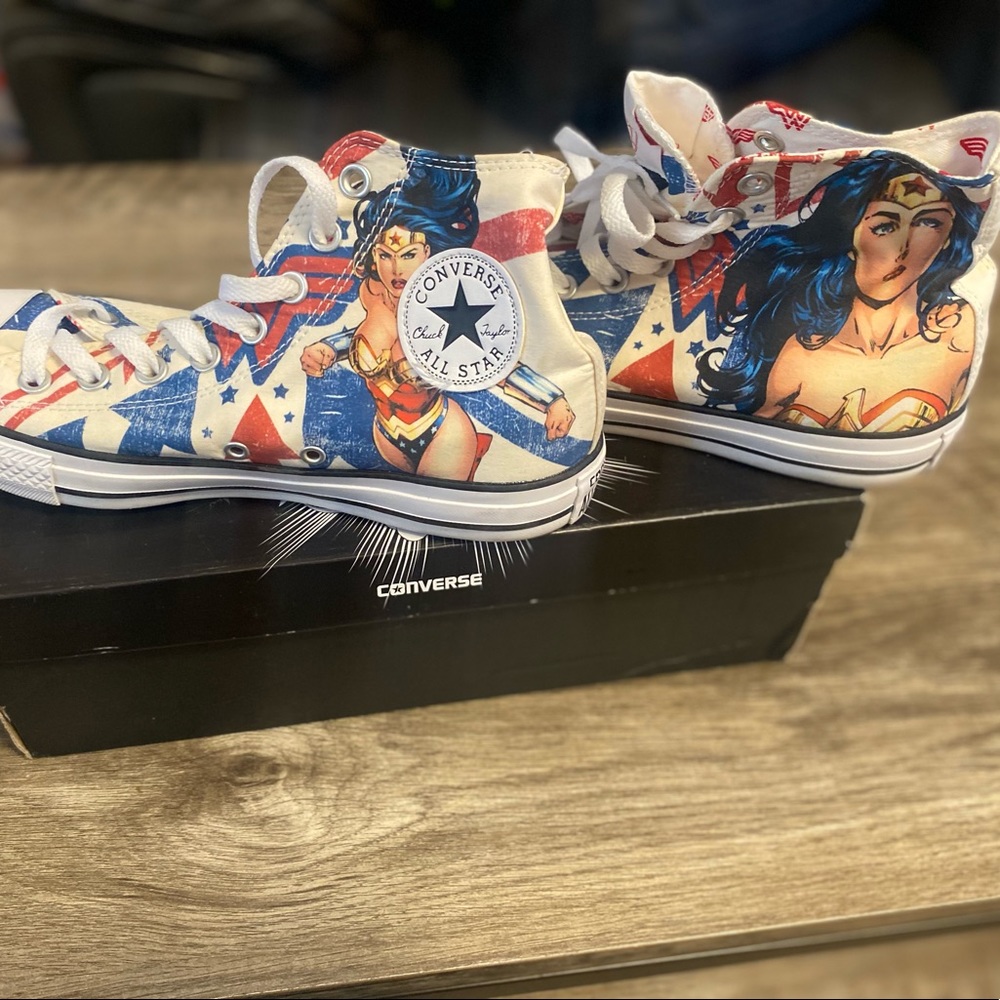 Brand new Superwoman Converse